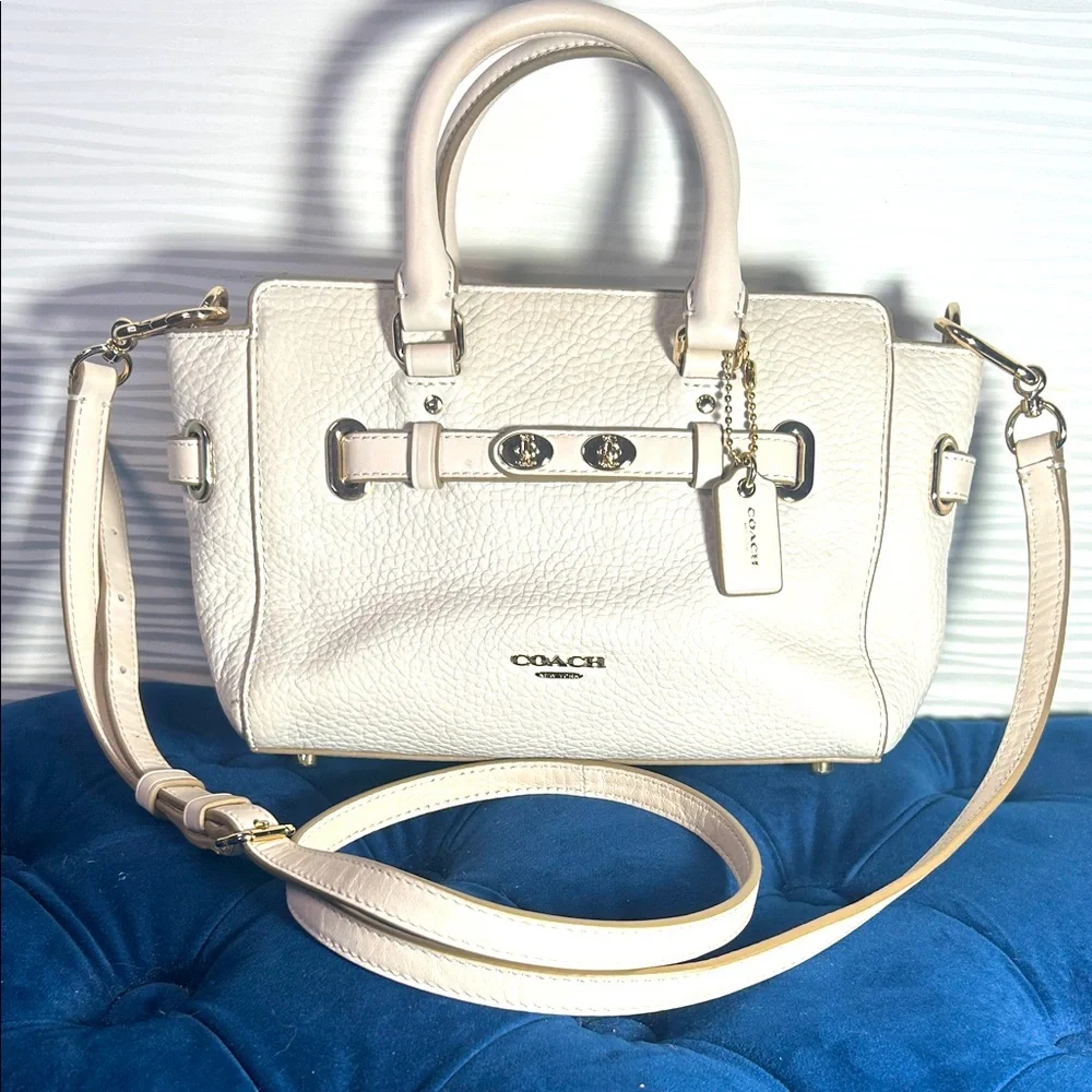 Coach Cream Leather Satchel, Shoulder bag